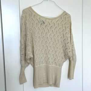 Bebe knitted off the shoulder sweater.